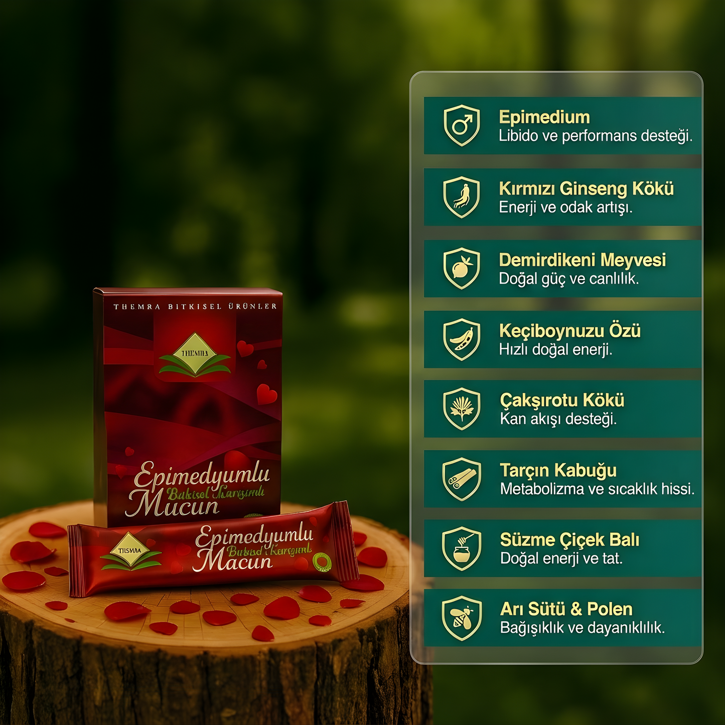 Testobiyotik Stick Macun - Pratik & Doğal Güç (12gr x 6 Adet)